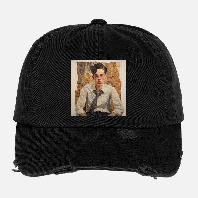 Patchwork Portrait Vintage Flexfit Vintage Destroyed Cap
