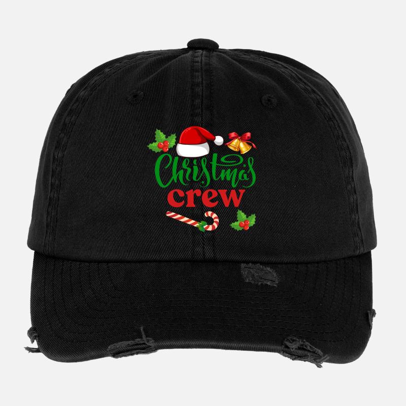 CHRISTMAS CREW Flexfit Vintage Destroyed Cap