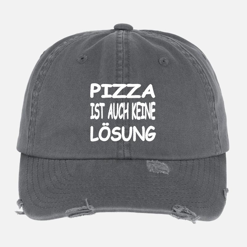 Pizza Flexfit Vintage Destroyed Cap