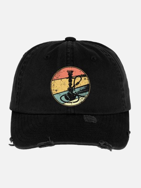 Vintage Shisha - Flexfit Vintage Destroyed Cap - black - Front