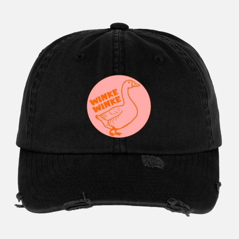 ABSCHIED LUSTIGE GANS Flexfit Vintage Destroyed Cap