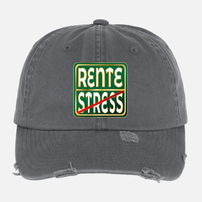 Abschied Stress Rente Flexfit Vintage Destroyed Cap