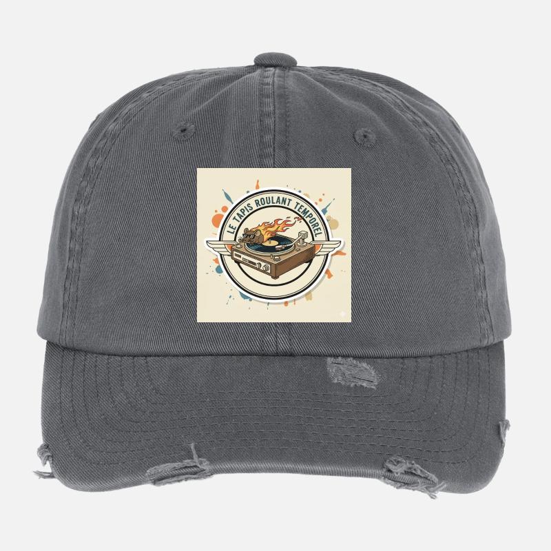 The Time Treadmill: Hamster DJ Flexfit Vintage Destroyed Cap