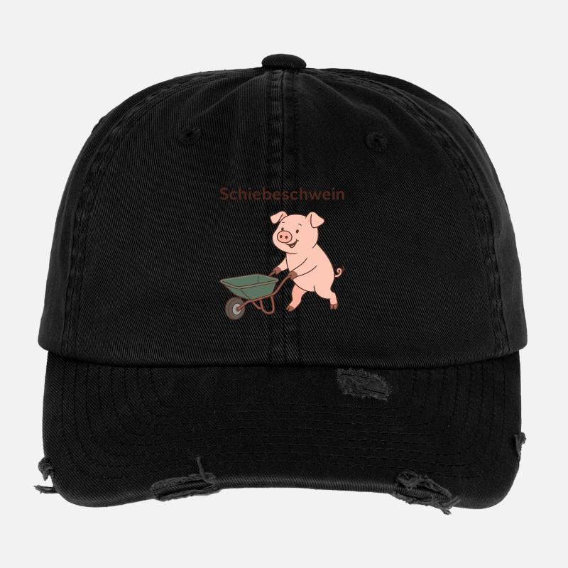 Push pig Flexfit Vintage Destroyed Cap