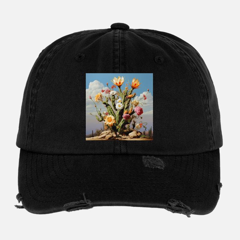 Cactus Blossom Color Dream Flexfit Vintage Destroyed Cap