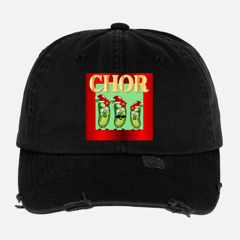 WEIHNACHTEN SINGEN CHOR Flexfit Vintage Destroyed Cap