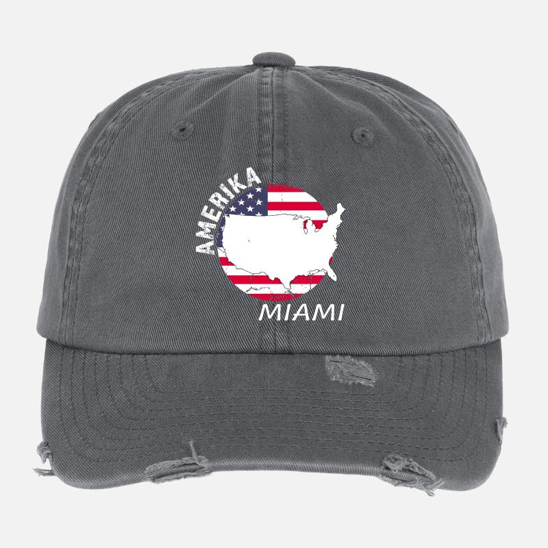 Miami Flexfit Vintage Destroyed Cap