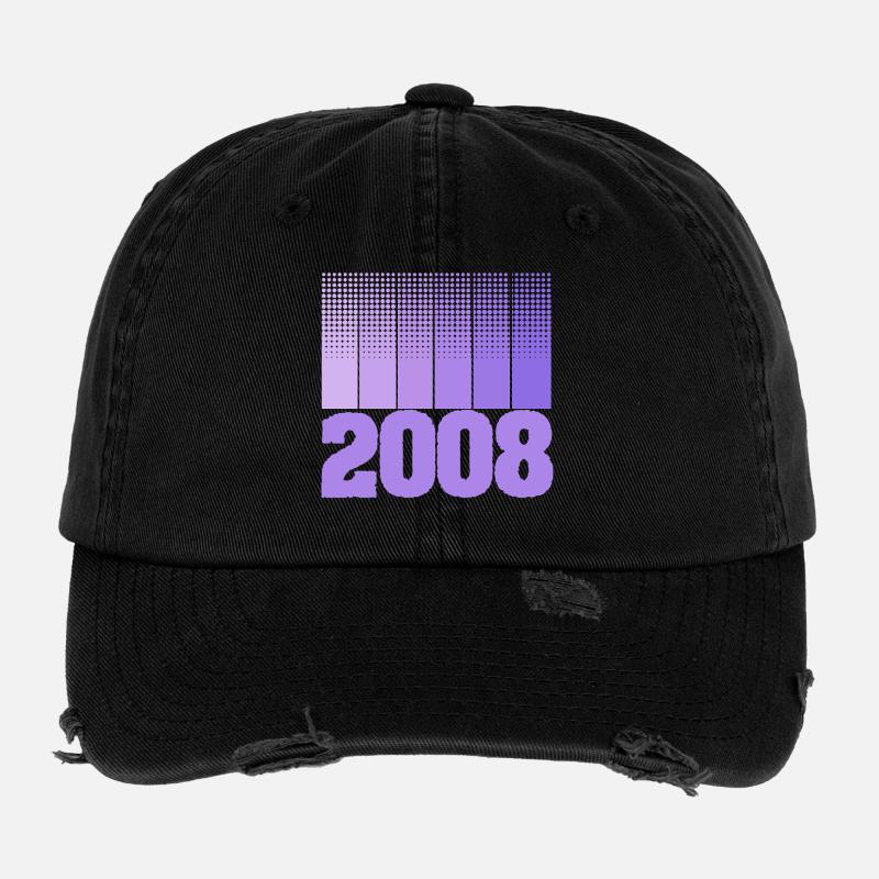 Geboren 2008 Flexfit Vintage Destroyed Cap