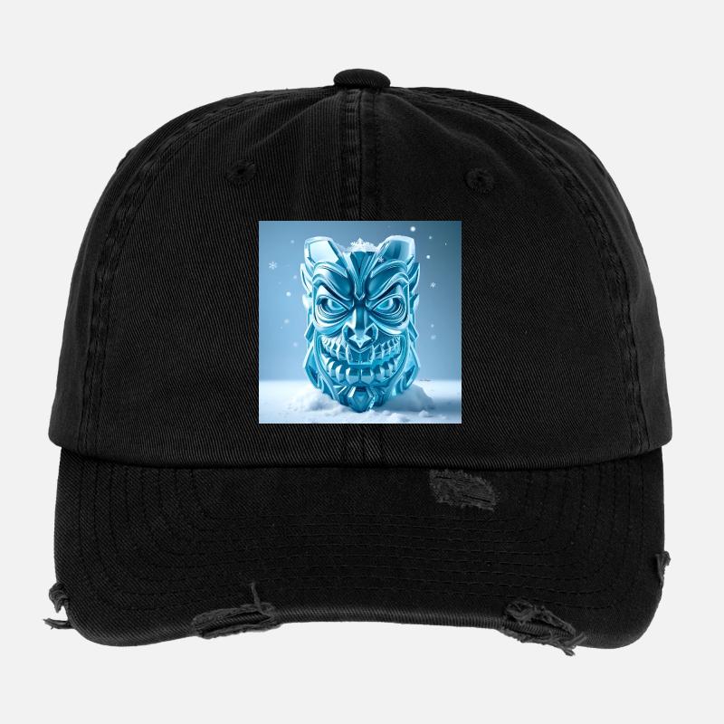 Eis-Tiki-Maske Flexfit Vintage Destroyed Cap