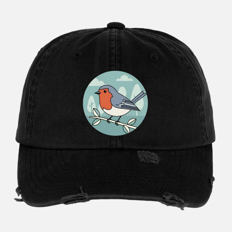 robin Flexfit Vintage Destroyed Cap