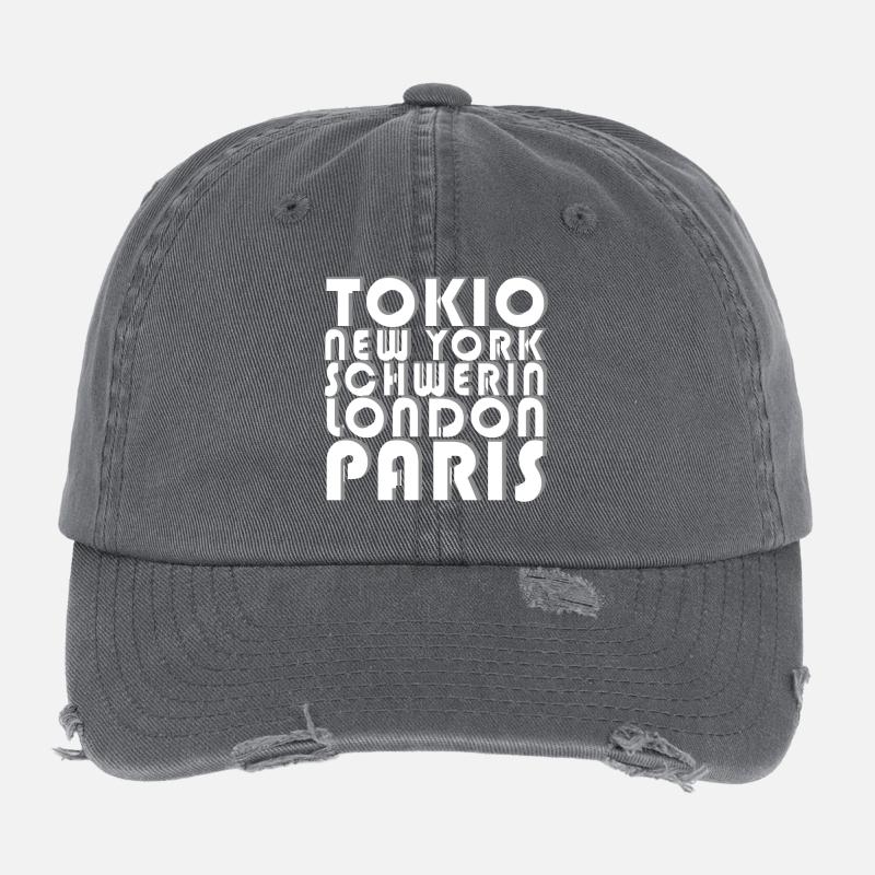 METROPOLE SCHWERIN Flexfit Vintage Destroyed Cap