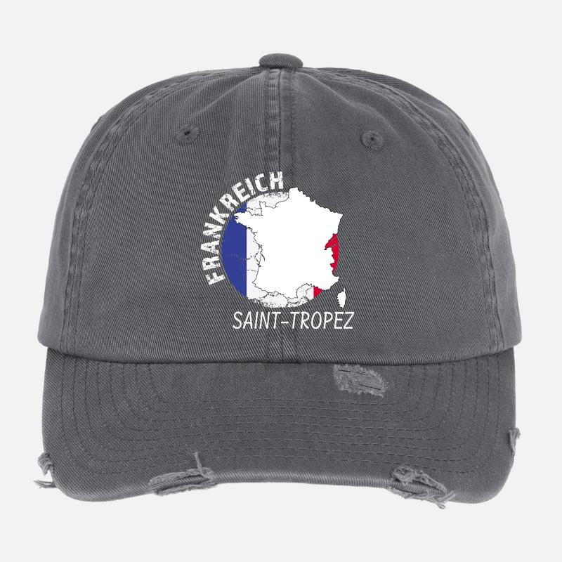 Saint-Tropez Casquette vintage effet usé Flexfit