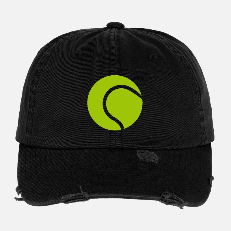 Tennis ball Flexfit Vintage Destroyed Cap