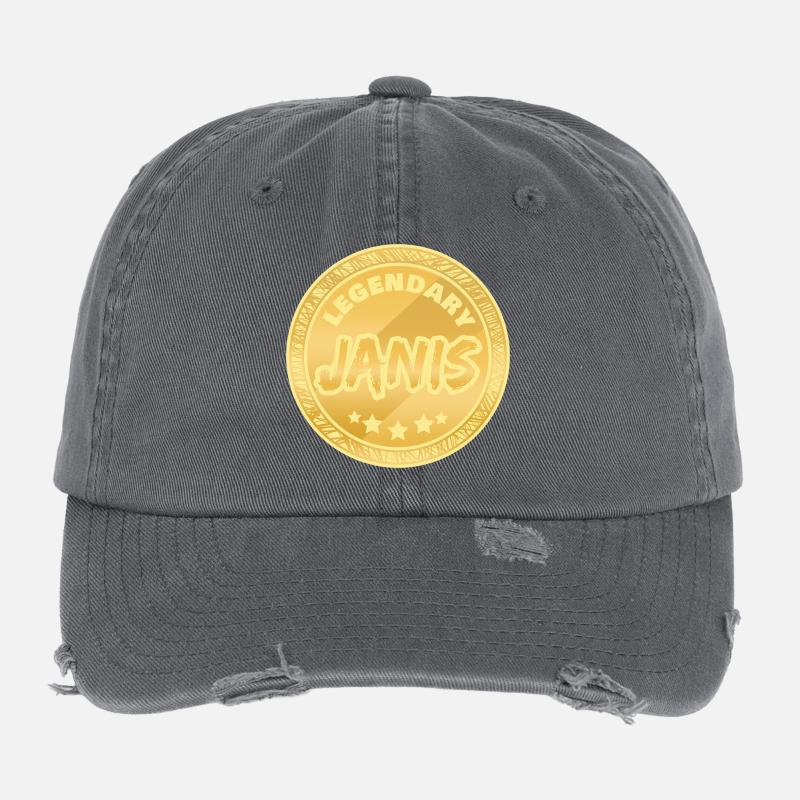 Janis as a first name Flexfit Vintage Destroyed Cap