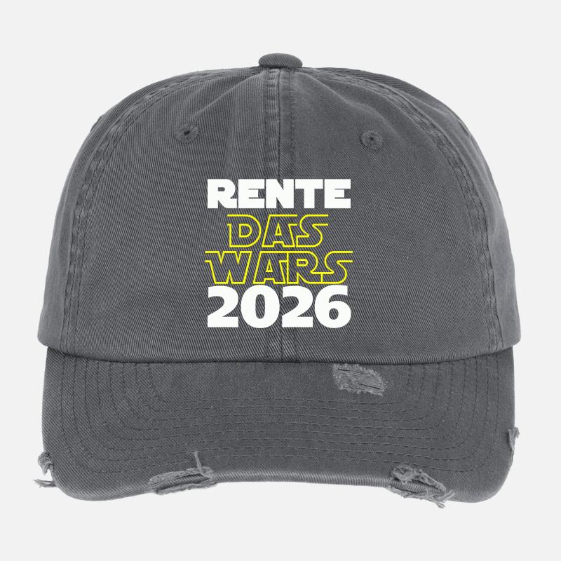 Pension 2026, that's it Flexfit Vintage Destroyed Cap