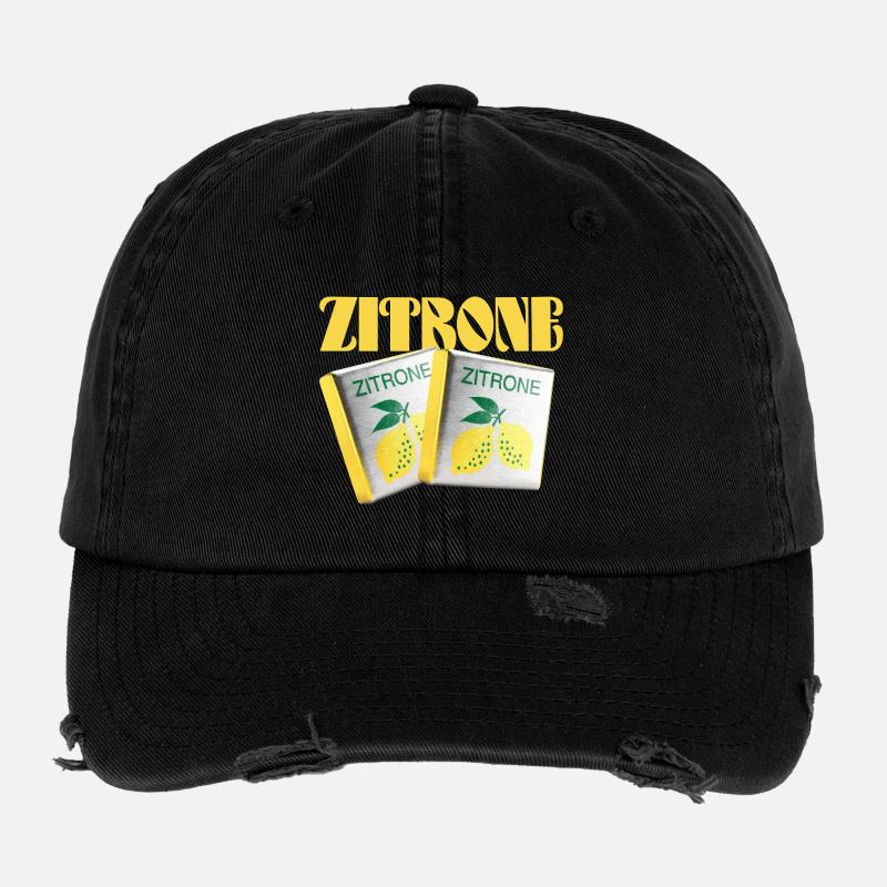 Halloren Frukas Lemon Casquette vintage effet usé Flexfit