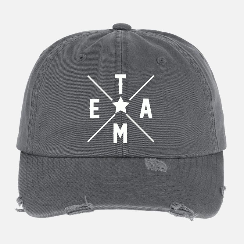 Team Flexfit Vintage Destroyed Cap
