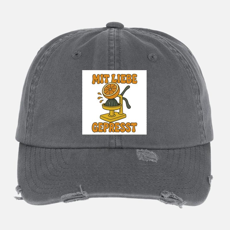 Mit_Liebe_gepr Flexfit Vintage Destroyed Cap