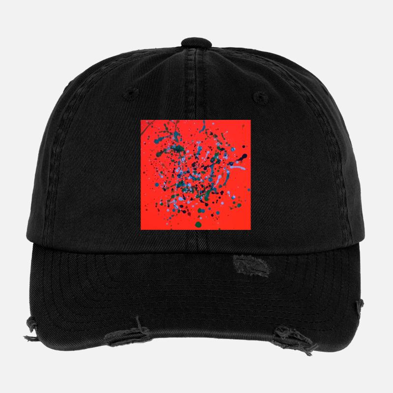 orange_mel Flexfit Vintage Destroyed Cap
