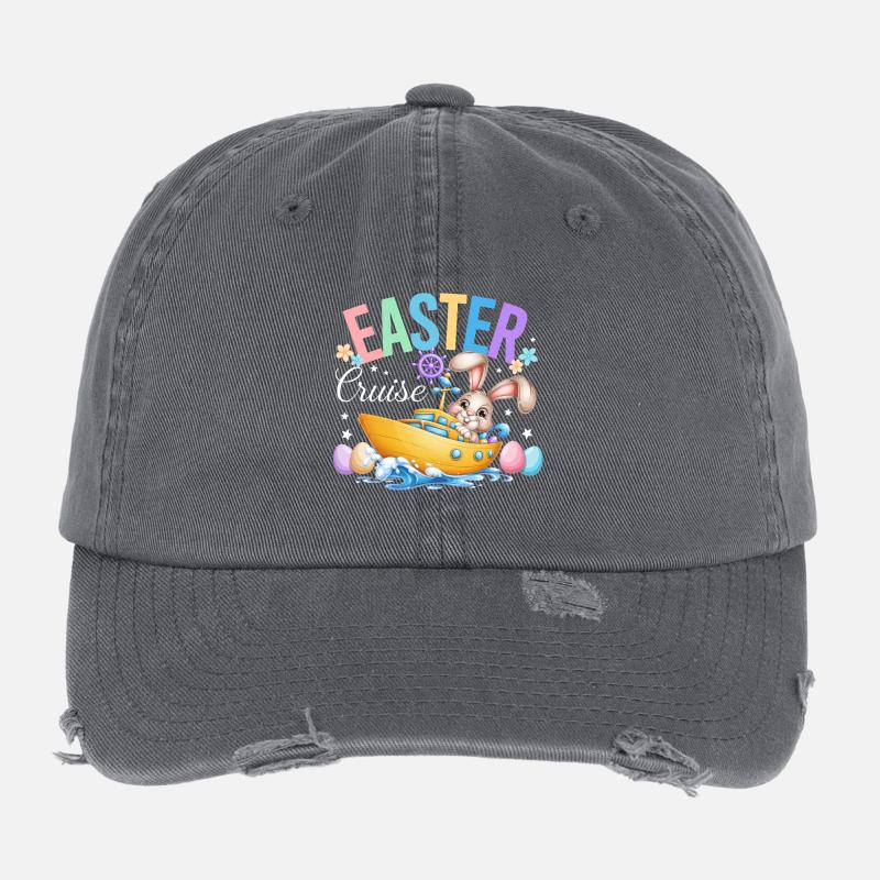 Citation des vacances de croisière de Pâques Casquette vintage effet usé Flexfit