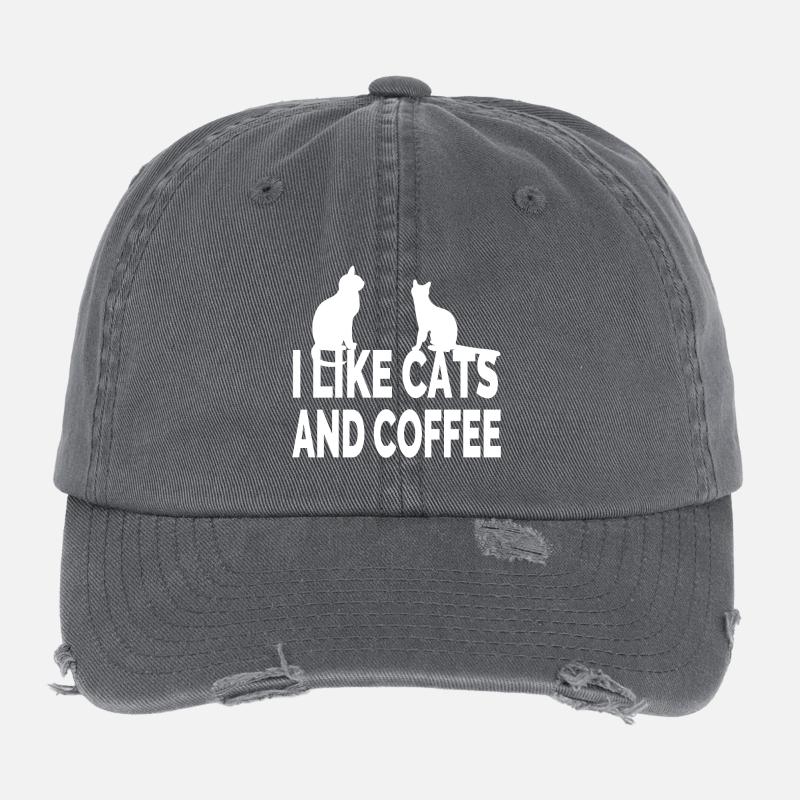 félin Casquette vintage effet usé Flexfit