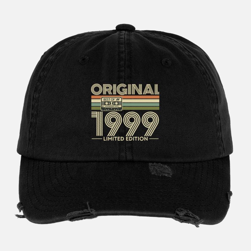 Original 1999 Édition — Hits Légendaires Casquette vintage effet usé Flexfit