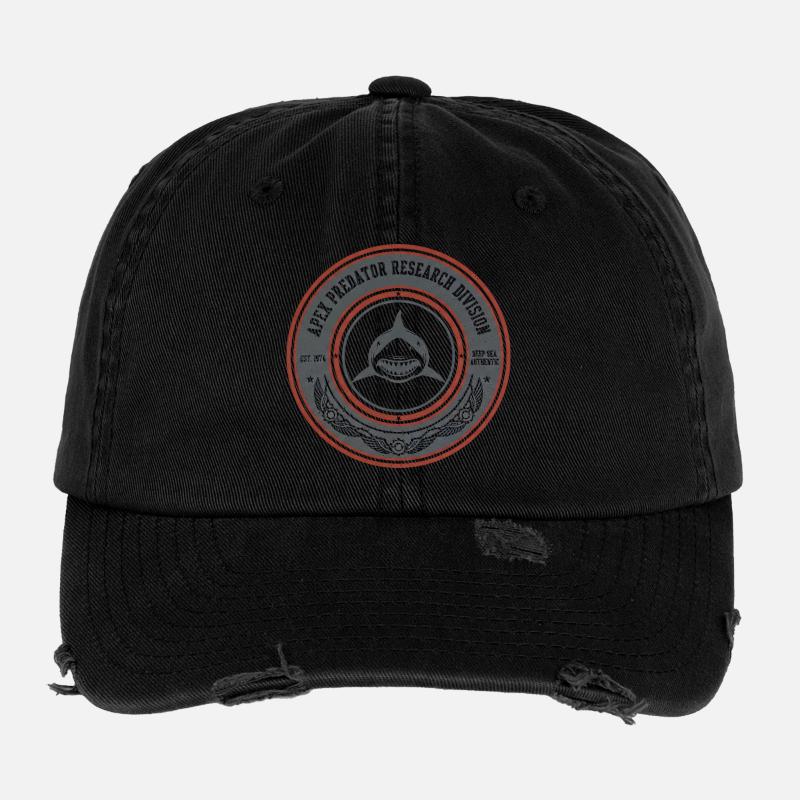 Apex Predator Research Emblem Flexfit Vintage Destroyed Cap