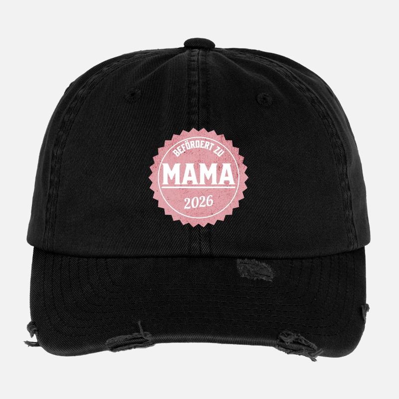 Promotion Maman 2026 Casquette vintage effet usé Flexfit