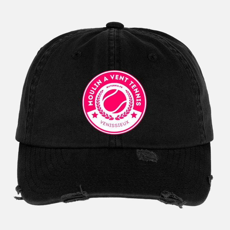 LOGO MVT ROSE  Casquette vintage effet usé Flexfit