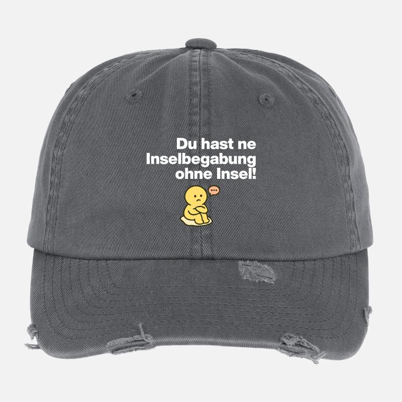 TU AS UN TALENT D’ÎLE SANS ÎLE ! Casquette vintage effet usé Flexfit