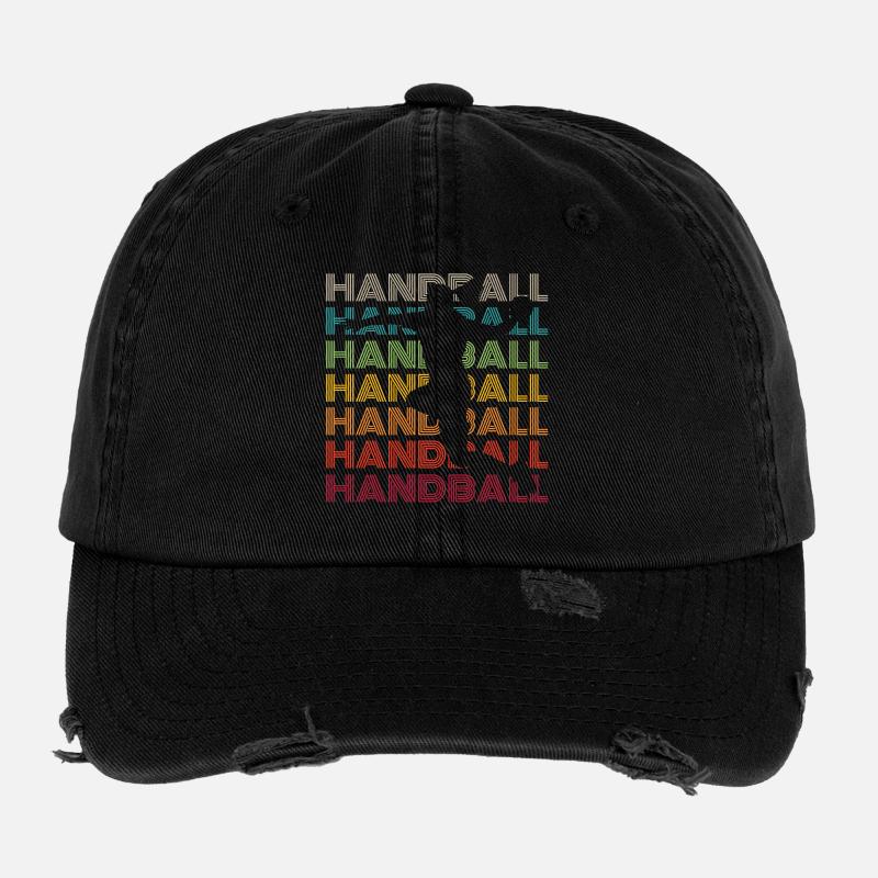 Handball Spielerin Flexfit Vintage Destroyed Cap