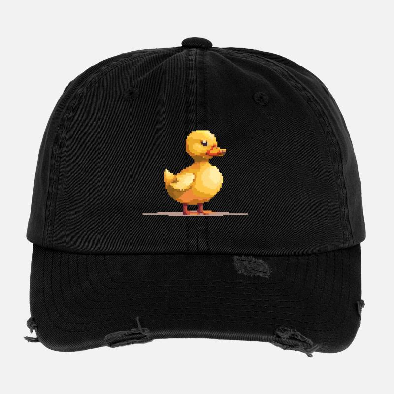 Pixel Duck Flexfit Vintage Destroyed Cap