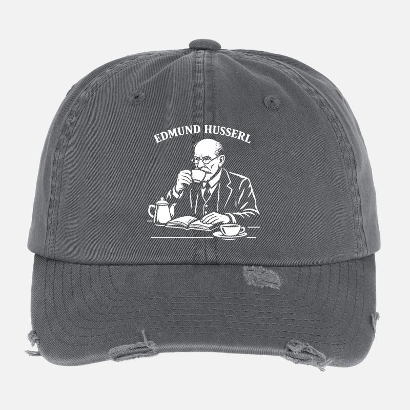 Husserl-Kaffeestudie Flexfit Vintage Destroyed Cap