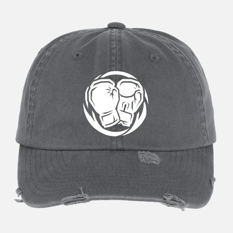 Icône des gants de boxe Casquette vintage effet usé Flexfit