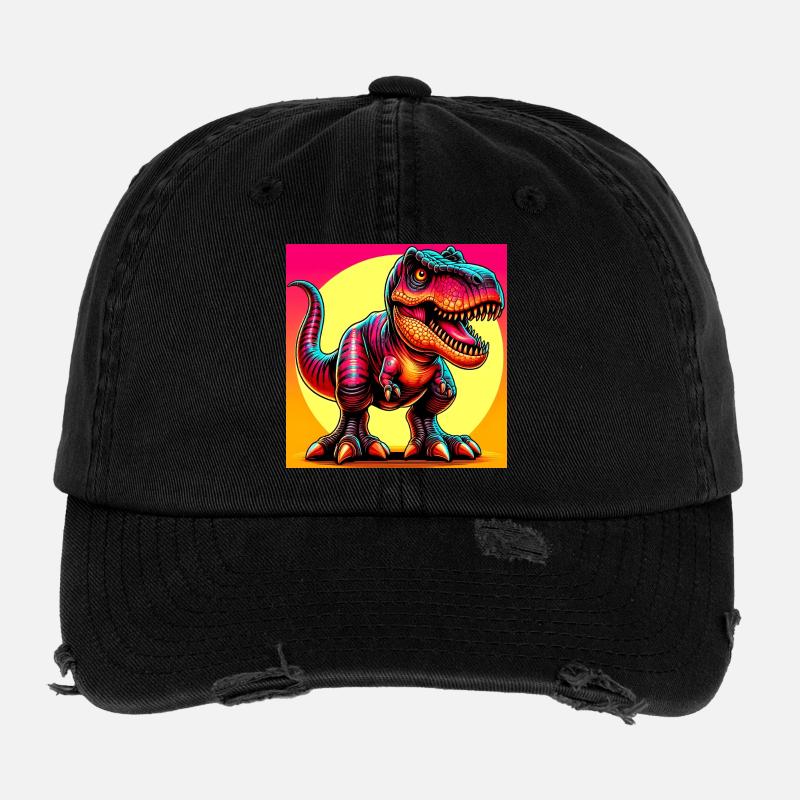 Dinosaurier Flexfit Vintage Destroyed Cap