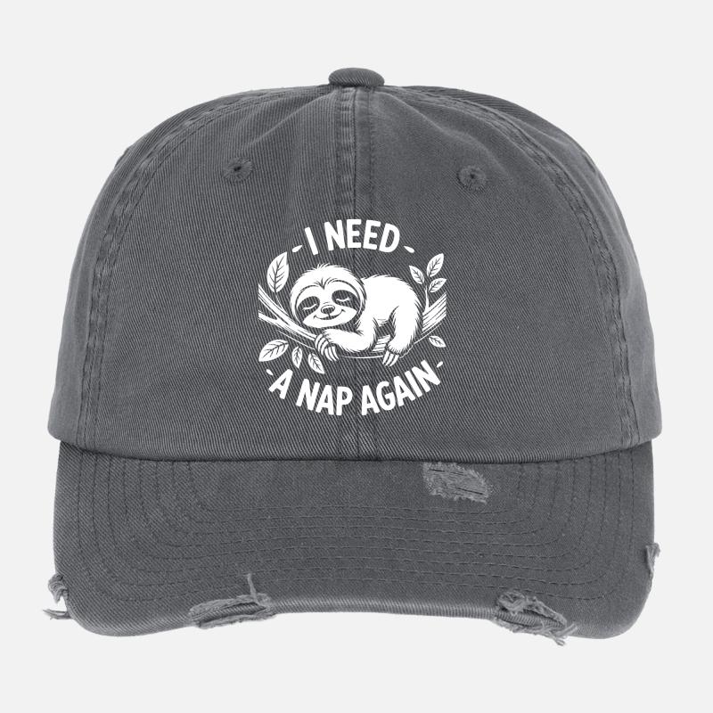 Faultier Modus An Flexfit Vintage Destroyed Cap
