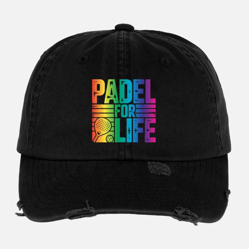 Padel for life Flexfit Vintage Destroyed Cap