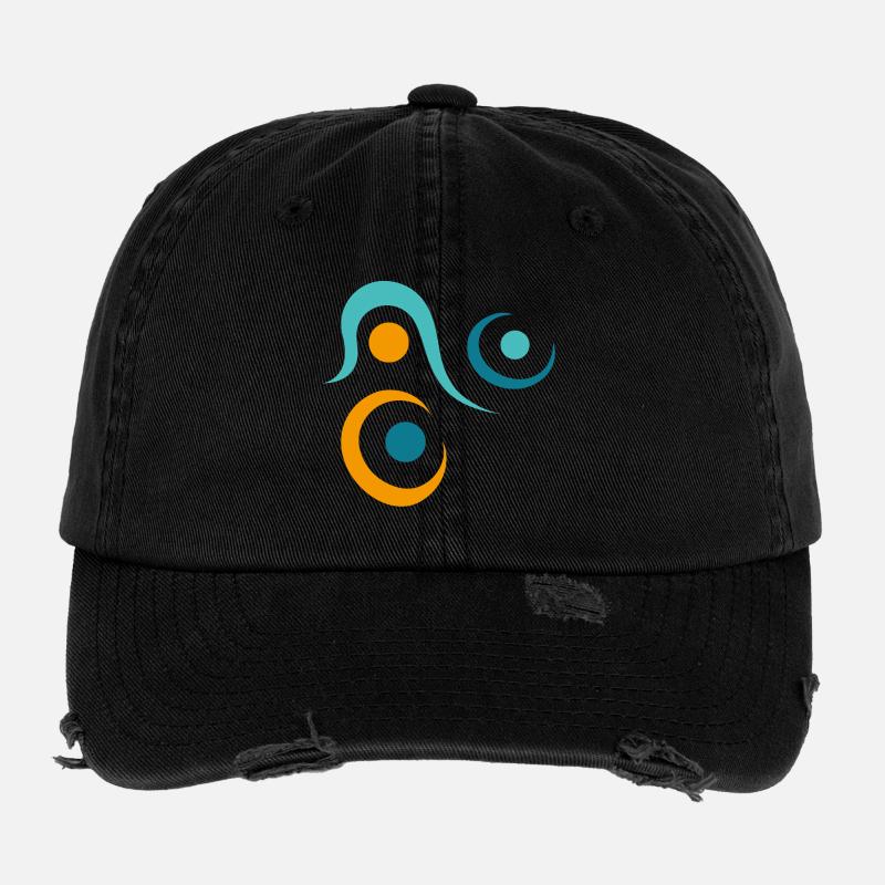 Yoga design_10 Flexfit Vintage Destroyed Cap
