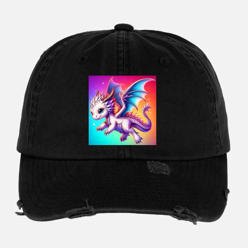 dragon Casquette vintage effet usé Flexfit