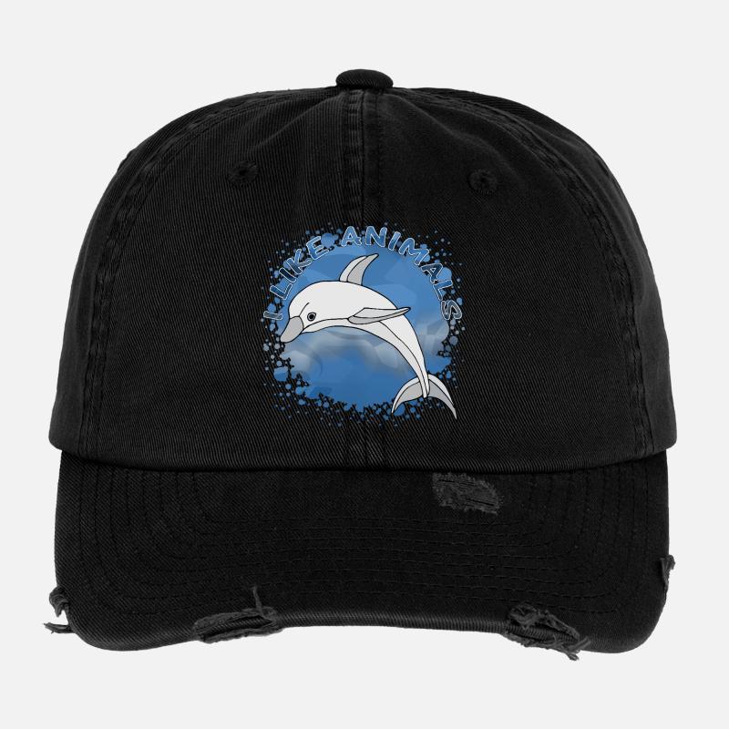 Delfin Flexfit Vintage Destroyed Cap