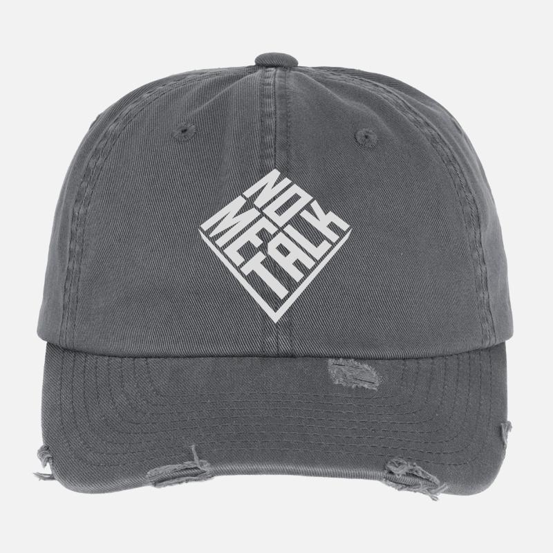 Pas d’humeur introvertie antisociale à me parler Casquette vintage effet usé Flexfit