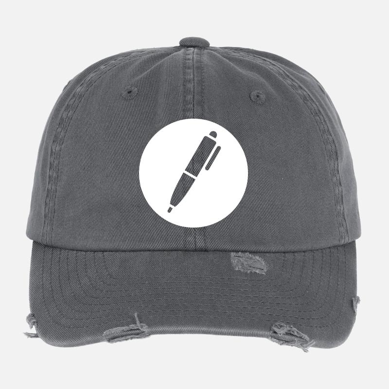 Stift, Kugelschreiber Flexfit Vintage Destroyed Cap
