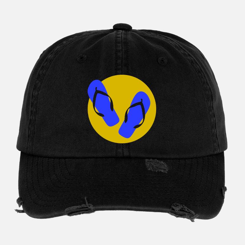 Endlich Ferien! Flexfit Vintage Destroyed Cap