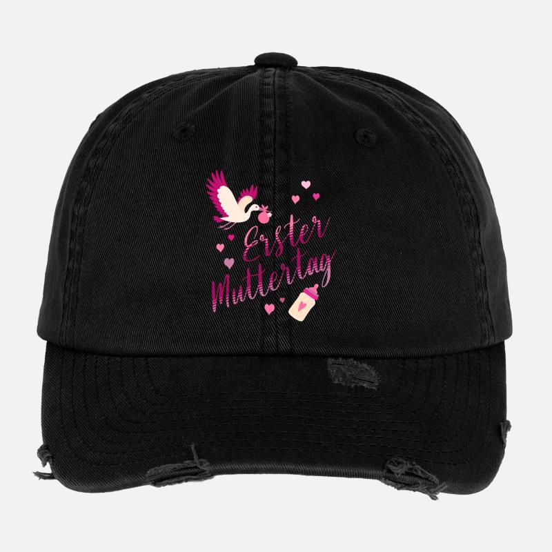Erster Muttertag Flexfit Vintage Destroyed Cap