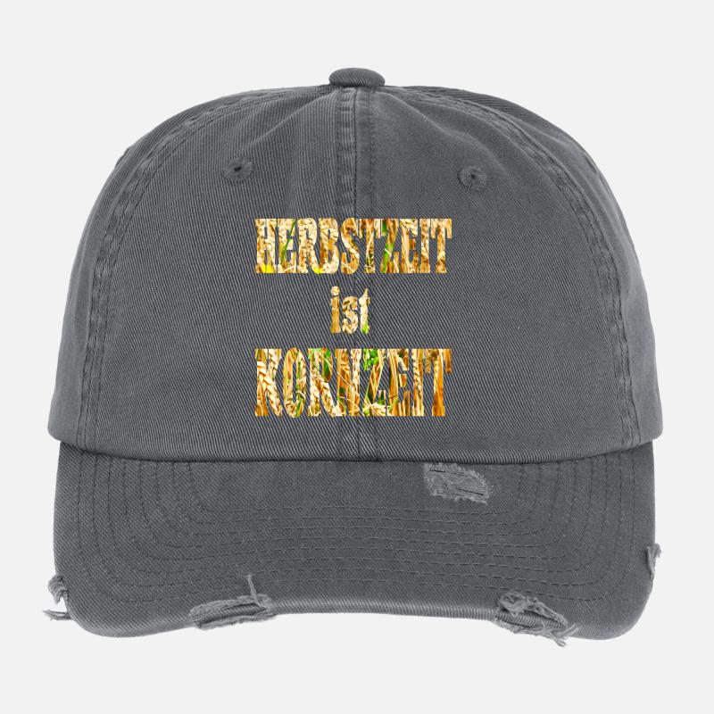 Herbst Schrift Flexfit Vintage Destroyed Cap