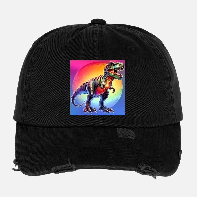 Dinosaurier Flexfit Vintage Destroyed Cap