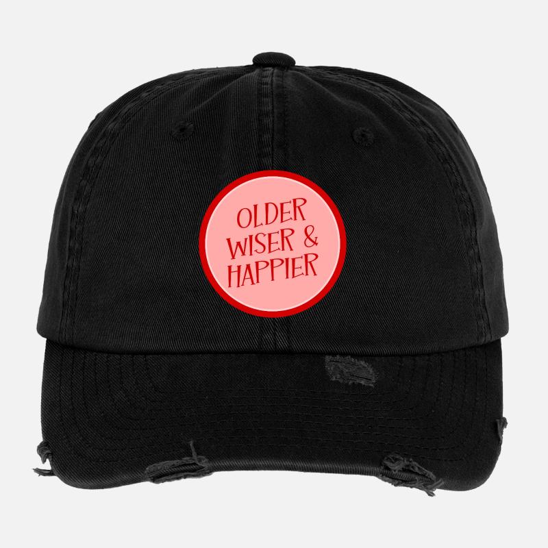 Sagesse d’anniversaire Casquette vintage effet usé Flexfit