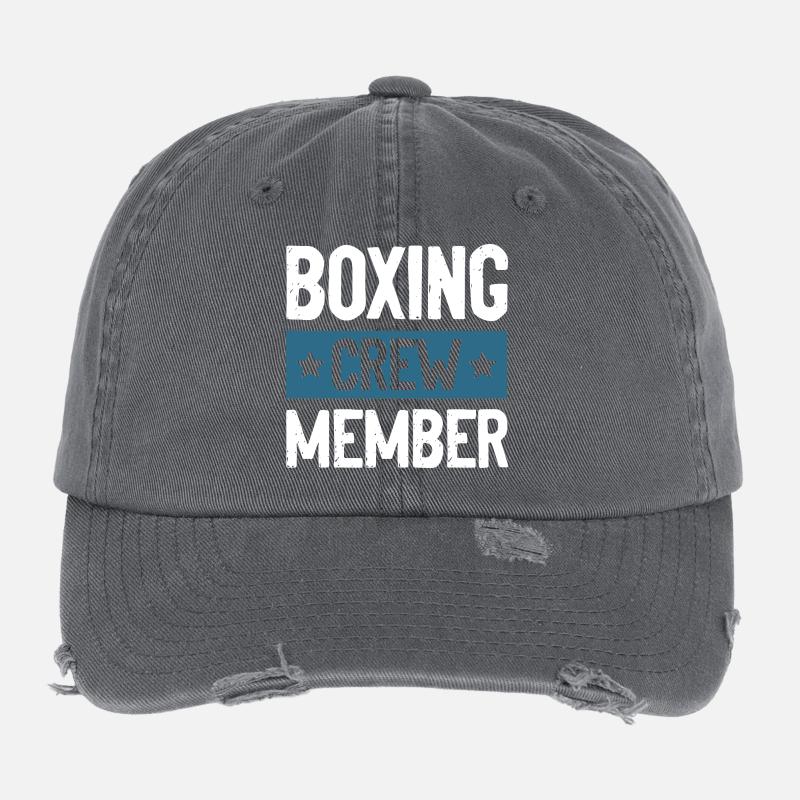 Équipe de boxe Casquette vintage effet usé Flexfit
