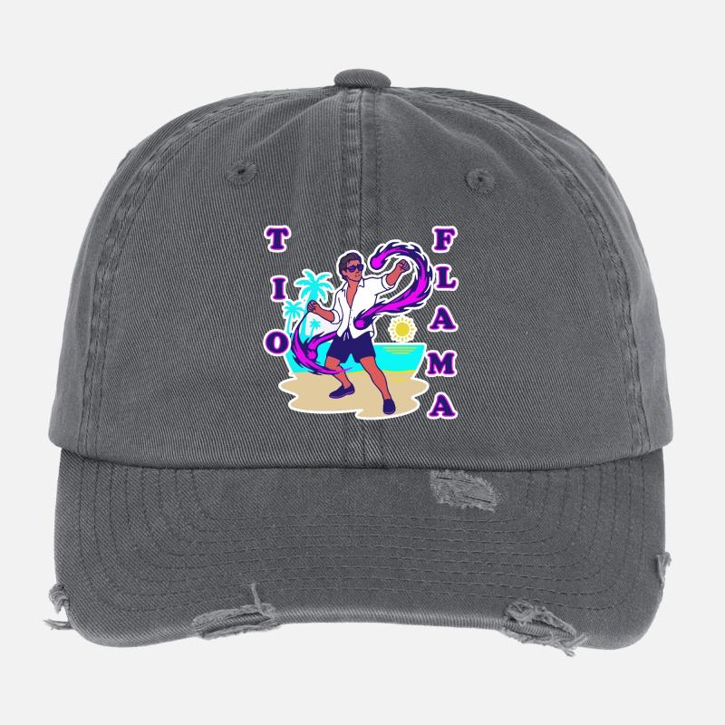 Saulo Héros du pompier brésilien Plage de luxe Sunset Beach Casquette vintage effet usé Flexfit