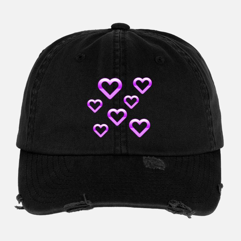 Hearts Flexfit Vintage Destroyed Cap
